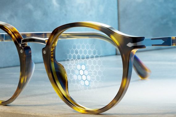 Glasögon med progressiva glas