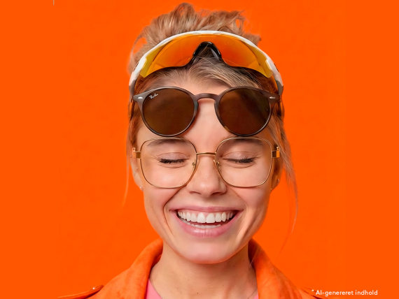 1 kvinder med 3 briller