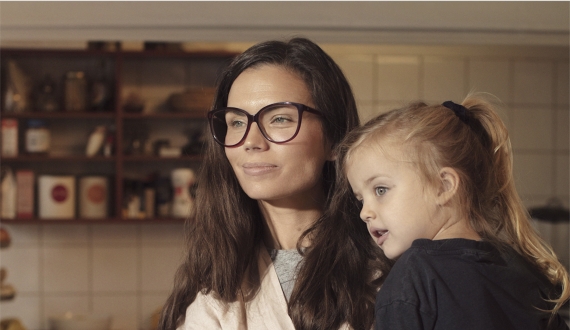 Briller på et podium