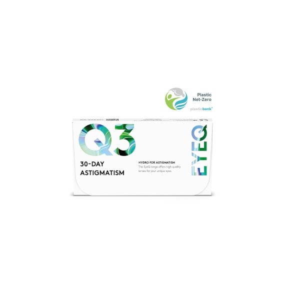 EyeQ Hydro For Astigmatism Q3 3 stk/pk